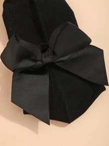 Vớ trang trí nơ - màu đen - Xem 7