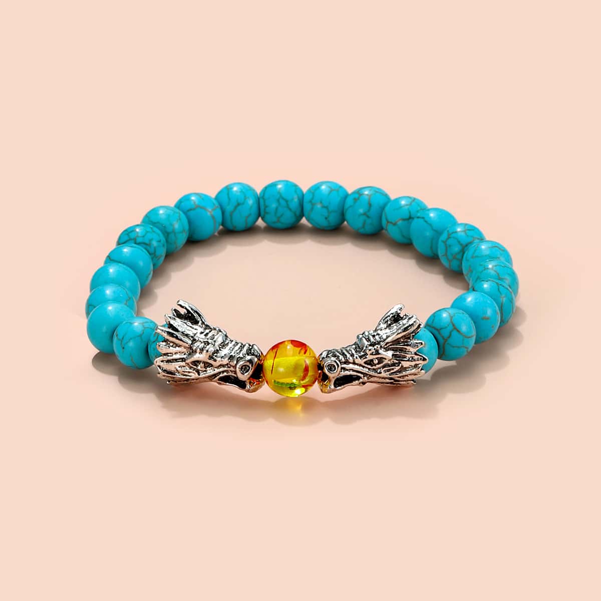 

Dragon Beaded Bracelet, Multicolor