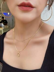 DAZY Vòng cổ lớp địa lý - Vàng - Xem 1