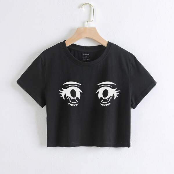 

Eye Print Tee, Black
