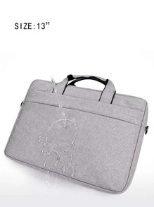 13 pulgadas Bolso para ordenador simple - Gris - Ver 3