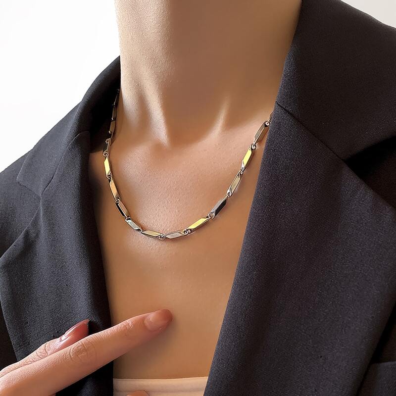 

Minimalist Chain Necklace, Silver