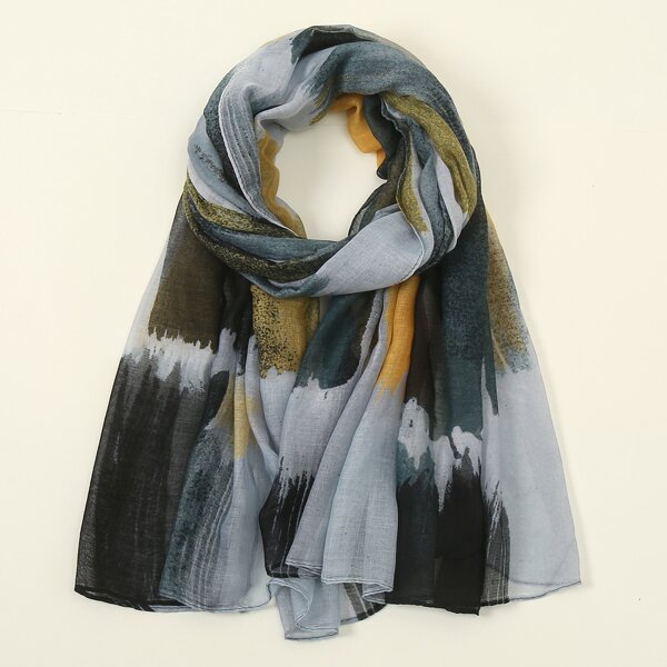 

Color Block Scarf, Multicolor