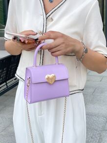 Mini Minimalist Flap Satchel Bag