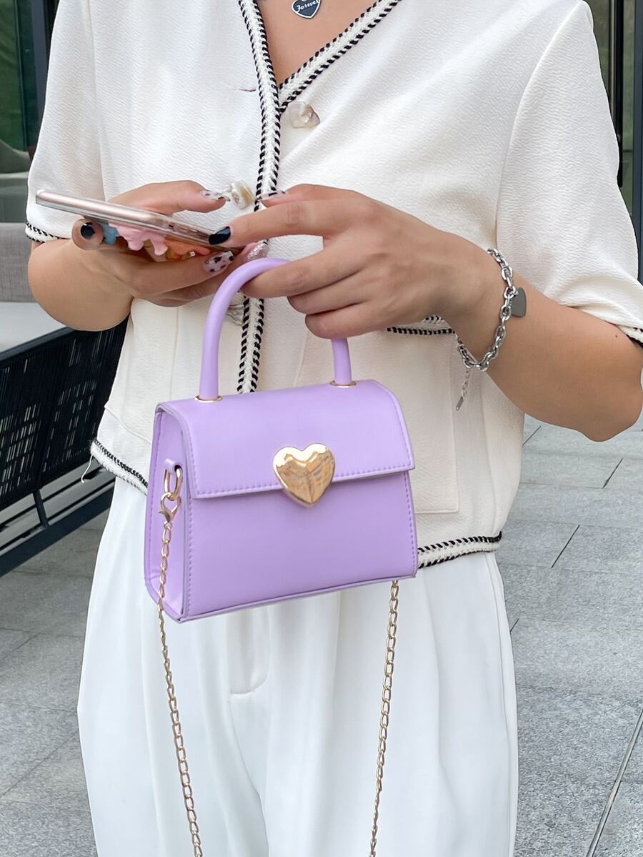 Mini Minimalist Flap Satchel Bag