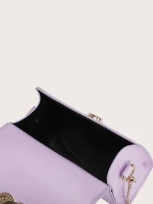 Mini Minimalist Flap Satchel Bag