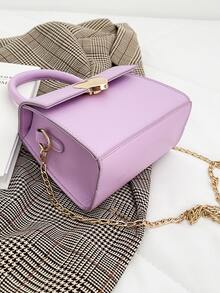 Mini Minimalist Flap Satchel Bag