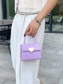 Mini Minimalist Flap Satchel Bag