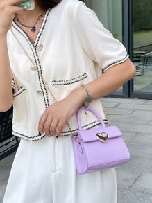 Mini Minimalist Flap Satchel Bag