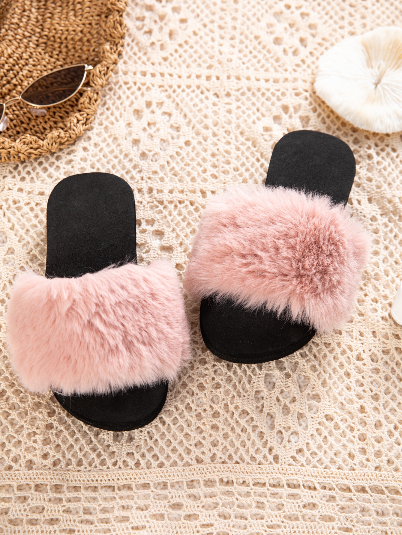 Truffle Collection - Sliders Da Piscina Beige A Pianta Larga | ASOS - Foto 13