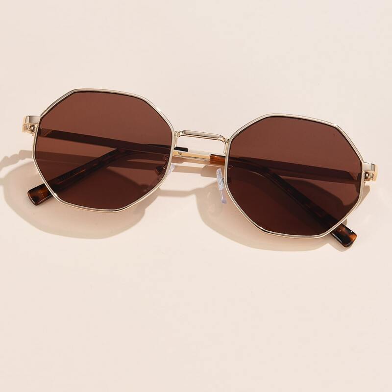 

Guys Metal Frame Sunglasses, Brown