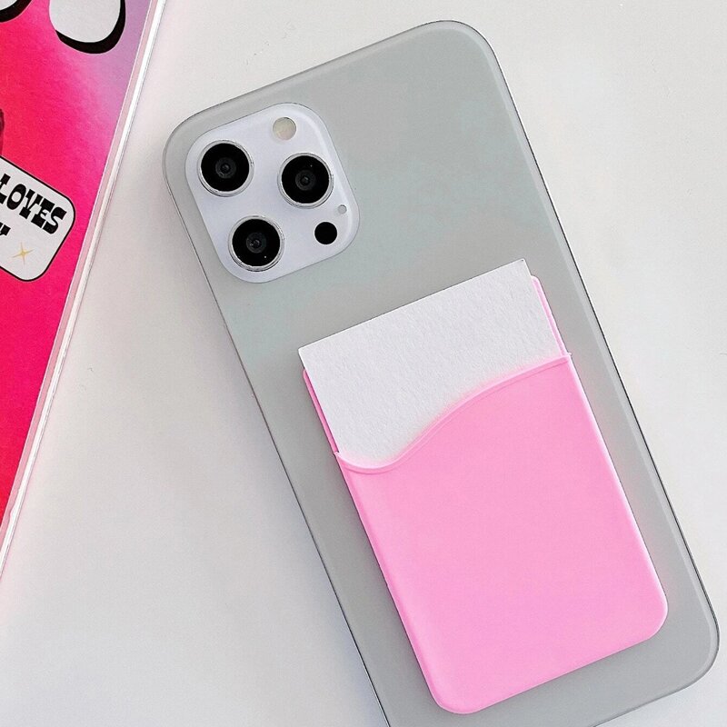 

Silicone Card Slot, Pink