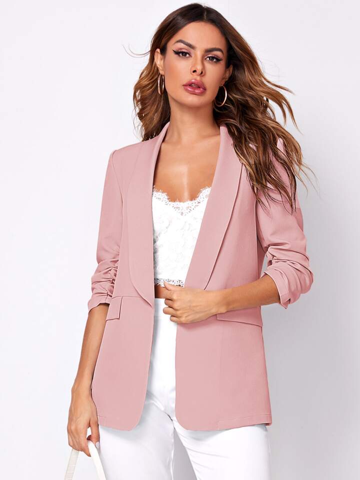 shein shawl collar