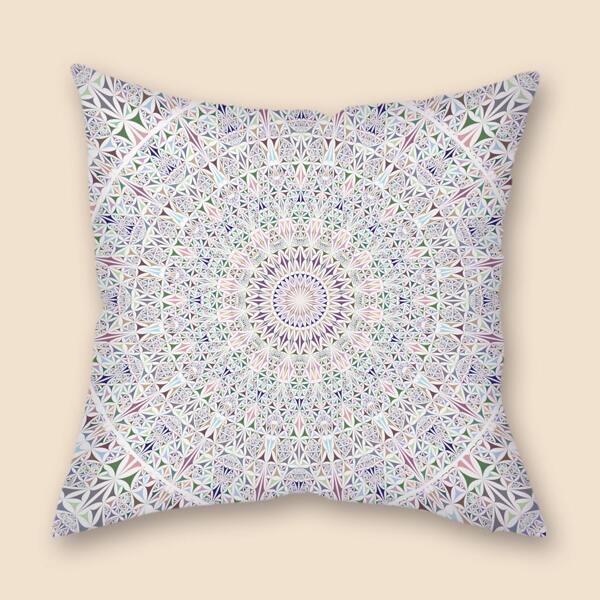 

Graphic Print Cushion Cover Without Filler, Multicolor