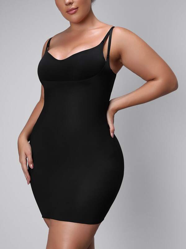 Solid Shapewear Dress SHEIN USA