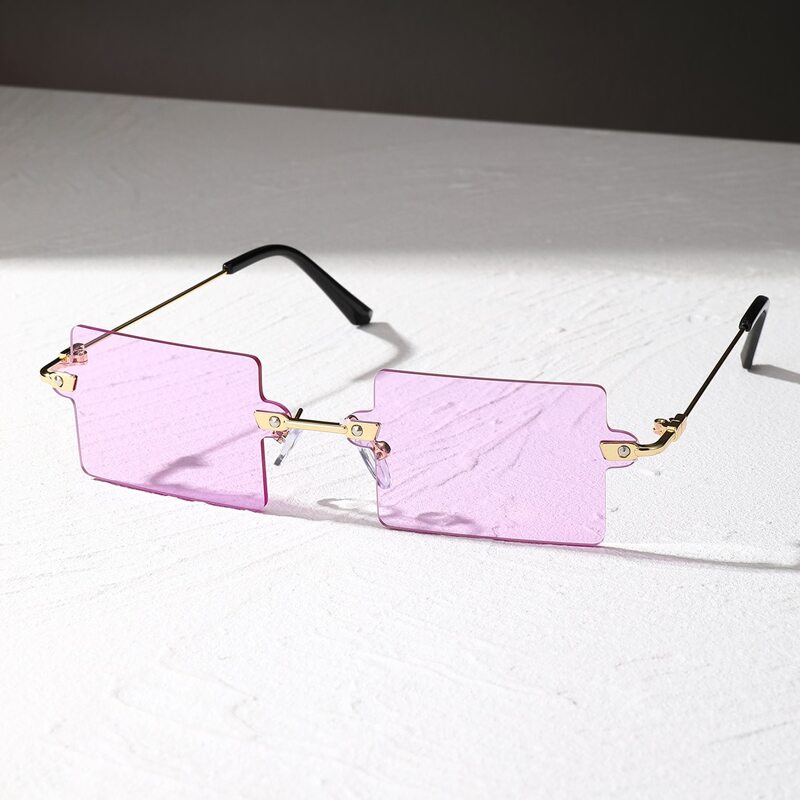 

Rimless Tinted Lens Sunglasses