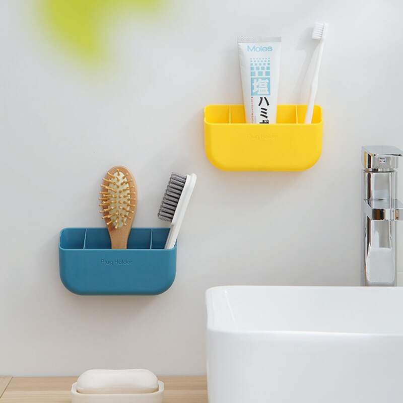 

1pc Wall Mounted Storage Rack, Multicolor