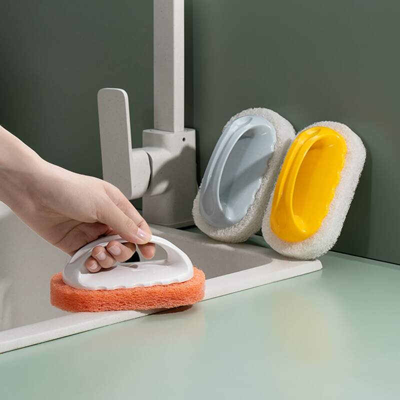 

1pc Random Cleaning Brush With Handle, Multicolor