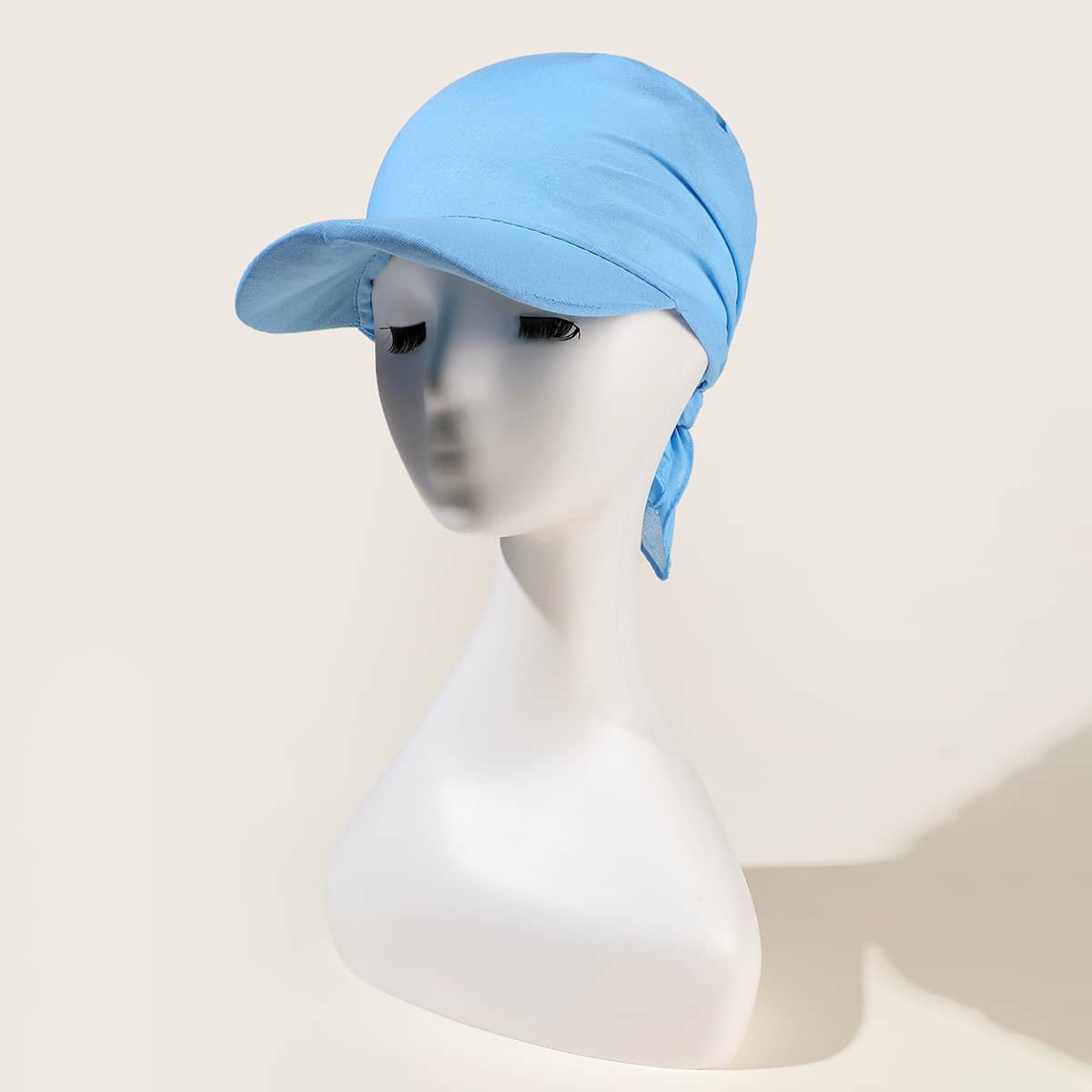 

Solid Knot Hat, Blue