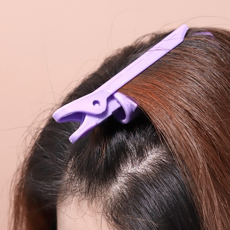 

1pc Hair Fluffy Clip, Purple