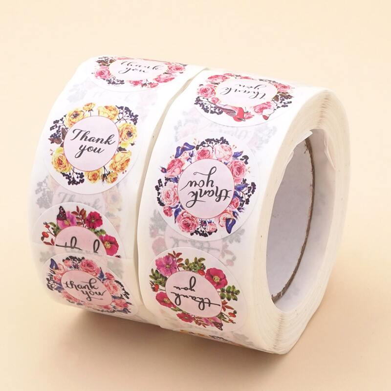 

2rolls Slogan Graphic Sticker, Multicolor