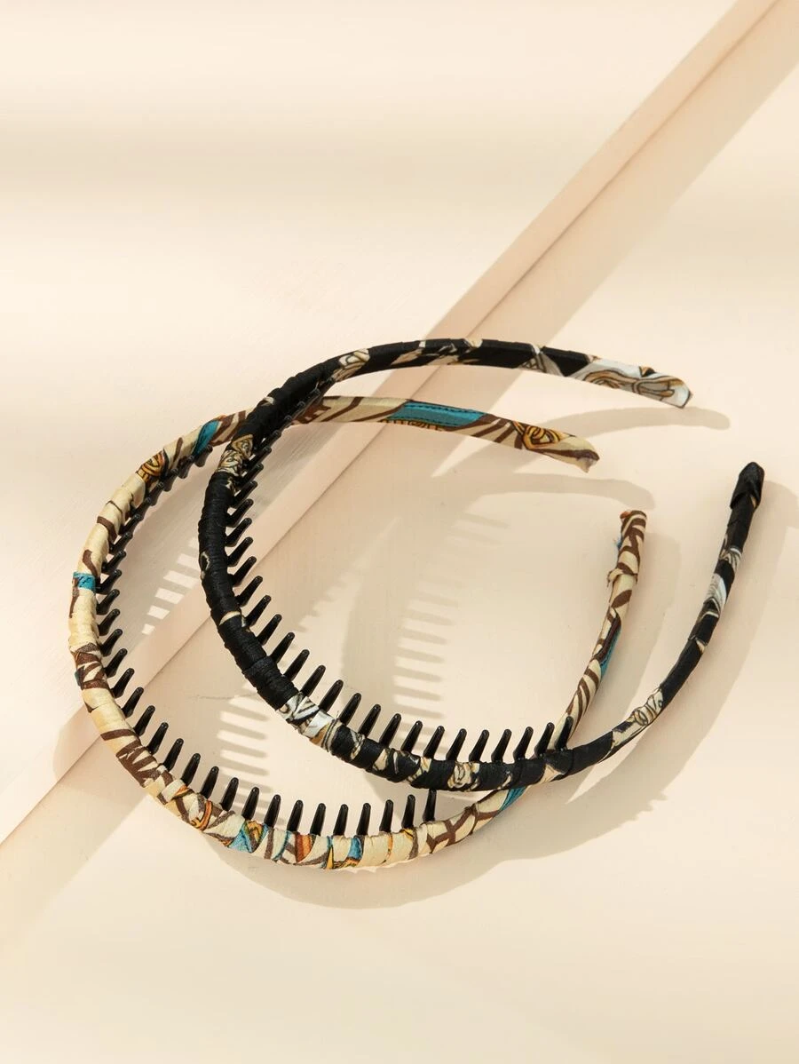 2 chiếc băng đô hình họa - Nhiều màu - Xem 1