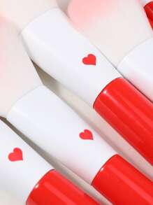 32 piezas Juego de brochas de maquillaje, Juego de brochas, Kit de brochas de maquillaje, Juego de brochas de maquillaje, Juego de maquillaje completo, Juego de brochas de maquillaje, Kit de maquillaje completo, Juego de brochas, Juego de brochas de maquillaje, Juego de regalo de maquillaje - Rojo - Ver 3