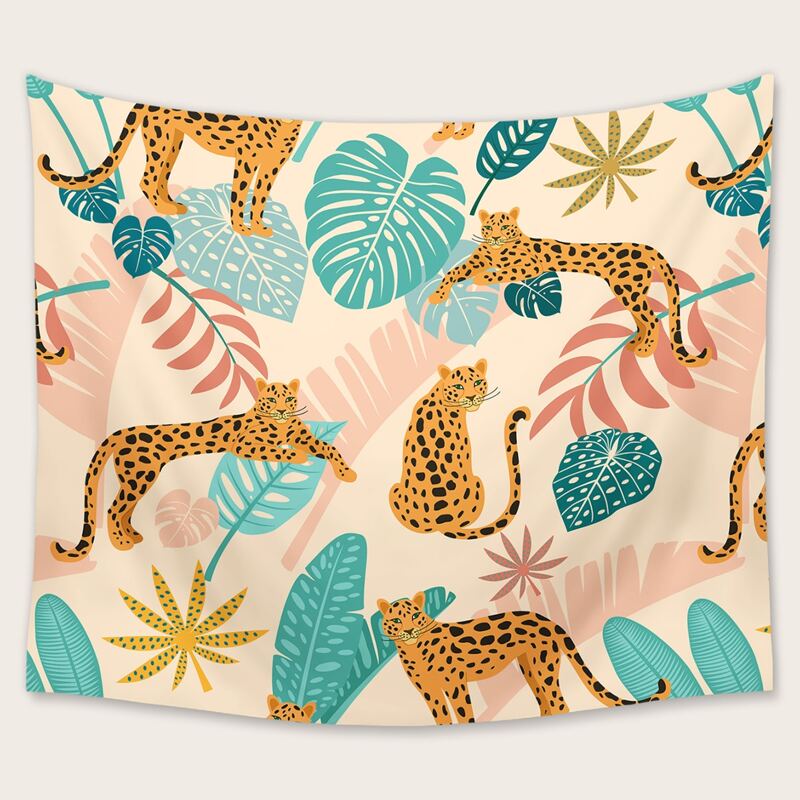 

Leopard Print Tapestry, Multicolor