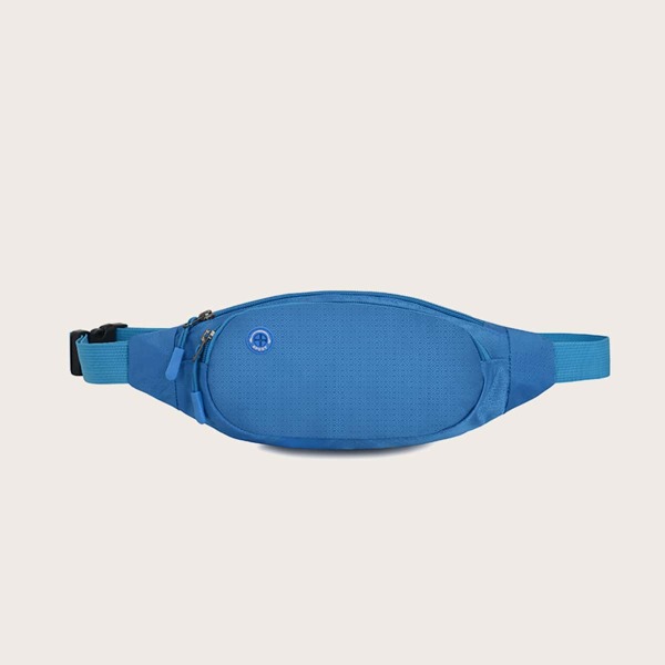 

Men Solid Crossbody Bag, Blue