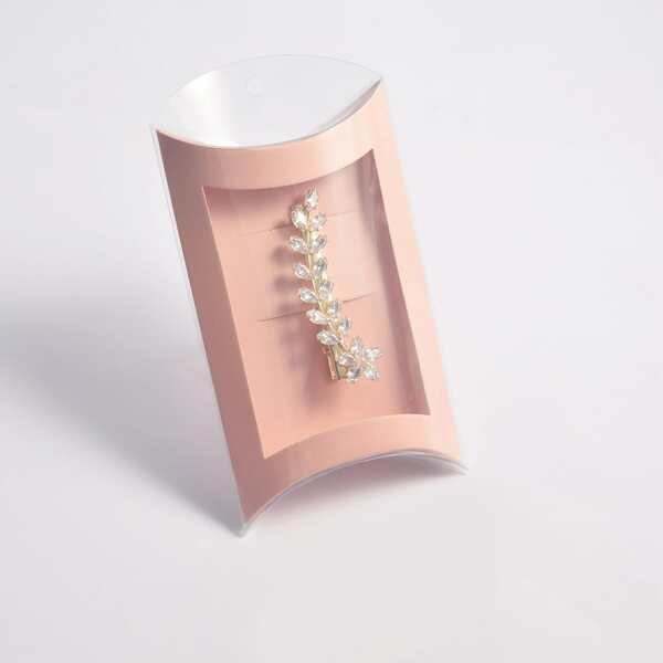 

Zircon Decor Hair Clip, Gold