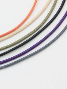 6pcs DIY Necklace Rope - Multicolor - View 2