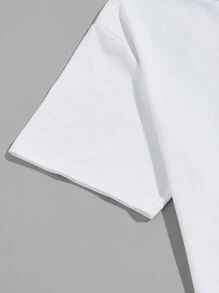 Vincenttrinidadart ROMWE MEN 街頭動物男士上衣 - 白色 - 查看 4