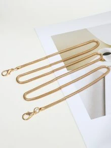 Minimalist Chain Design Bag Strap Bag Accessories DIY Accessories Adjustable Replacement Shoulder Strap Stylish Durable - Gold - View 1