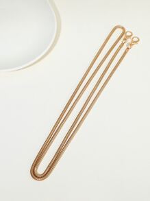 Minimalist Chain Design Bag Strap Bag Accessories DIY Accessories Adjustable Replacement Shoulder Strap Stylish Durable - Gold - View 2