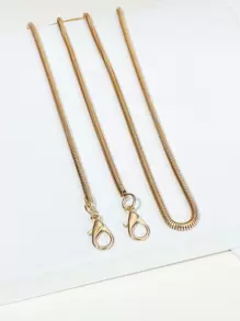 Minimalist Chain Design Bag Strap Bag Accessories DIY Accessories Adjustable Replacement Shoulder Strap Stylish Durable - Gold - View 4