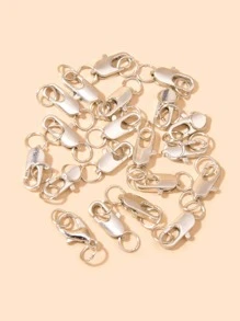 20 miếng tôm hùm clasp phụ kiện trang sức DIY - Bạc - Xem 1