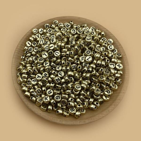 

1pack Bead DIY Jewelry Accessories, Gold
