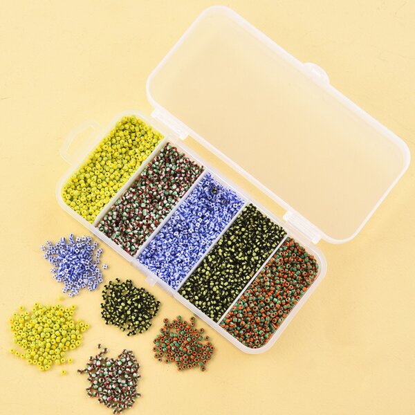 

1box Bead DIY Jewelry Accessory, Multicolor