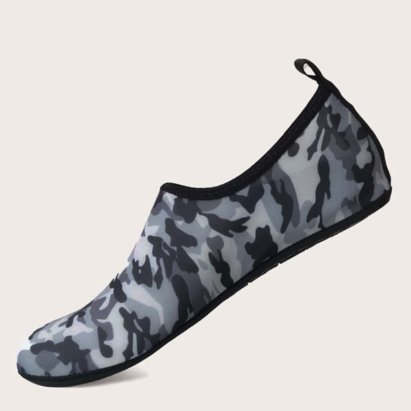 

Men Camo Quick Drying Non-slip Water Shoes, Multicolor