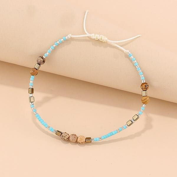 

Bead Decor Bracelet, Multicolor