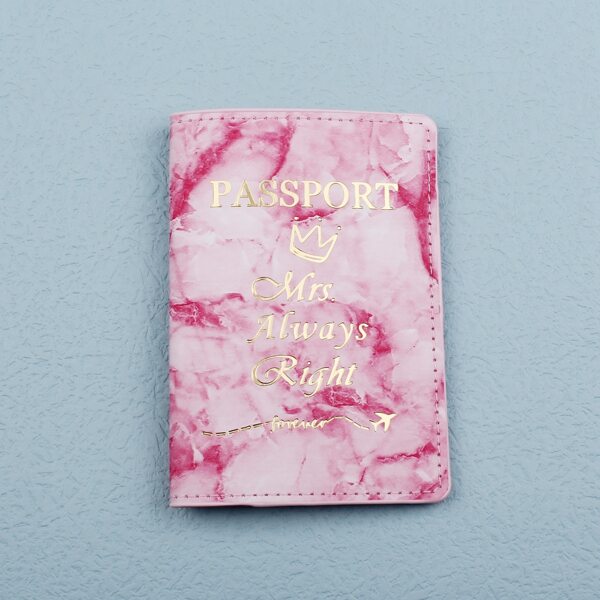 

Letter Graphic Tie Dye Card Holder, Pink