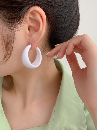 Cuff Hoop Earrings