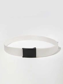 Thắt lưng băng tối giản dành cho nam - trắng - Xem 2