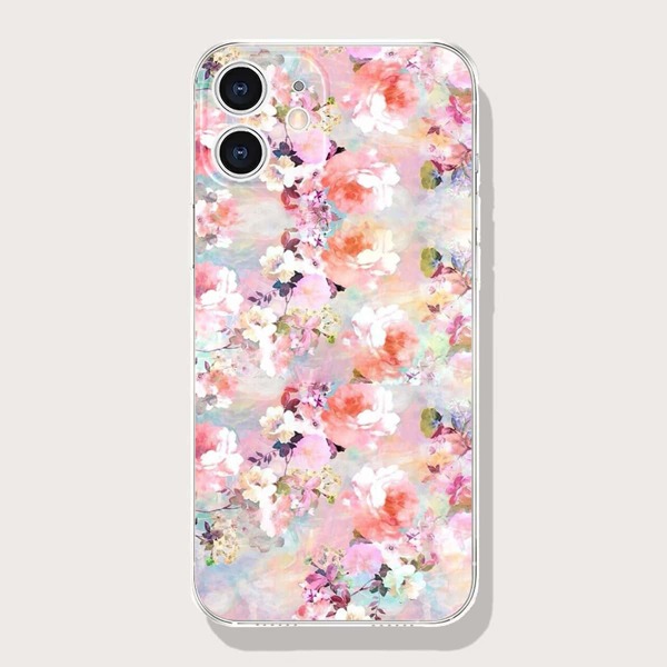 

Flower Print Phone Case, Multicolor