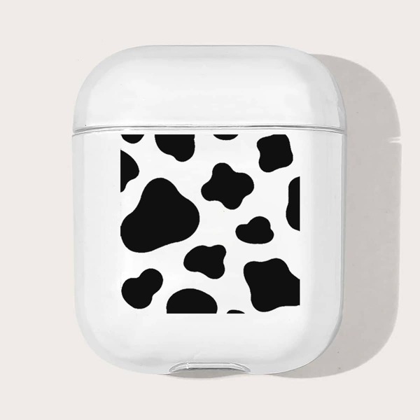 

Cow Pattern Case For Airpods, Clear