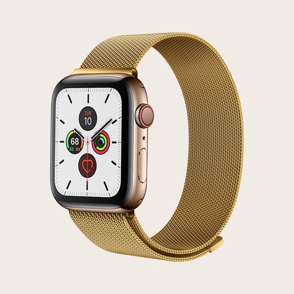 

Ремешок для часов с сетчатым ремешком для iWatch, Золотистый