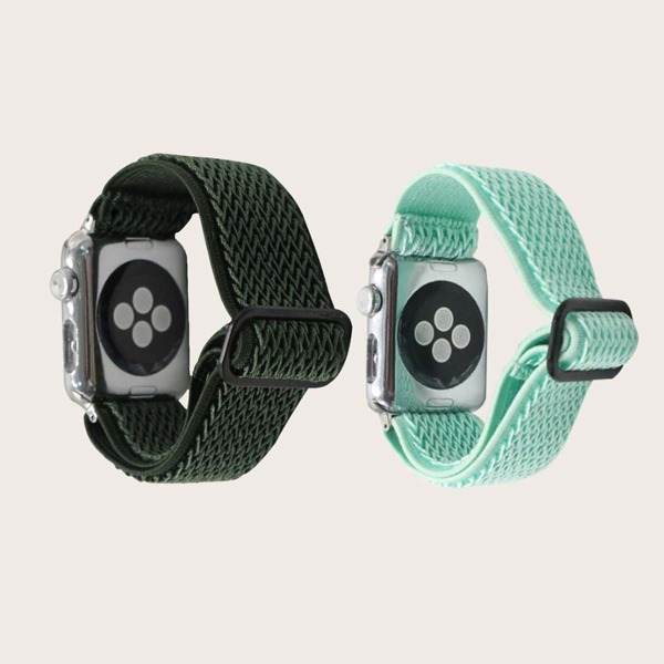 

2pcs Smart Watchband For iWatch, Multicolor