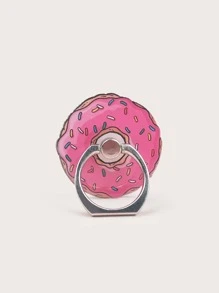 甜甜圈形狀手機指環扣 - 粉色 - 查看 1