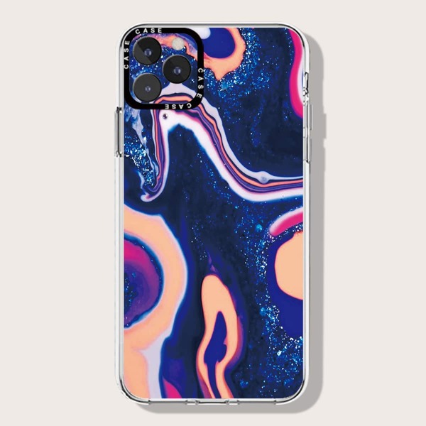 

Abstract Fluid Pattern Phone Case, Purple