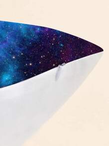 Galaxy Print Cushion Cover Without Filler - Multicolor - View 2